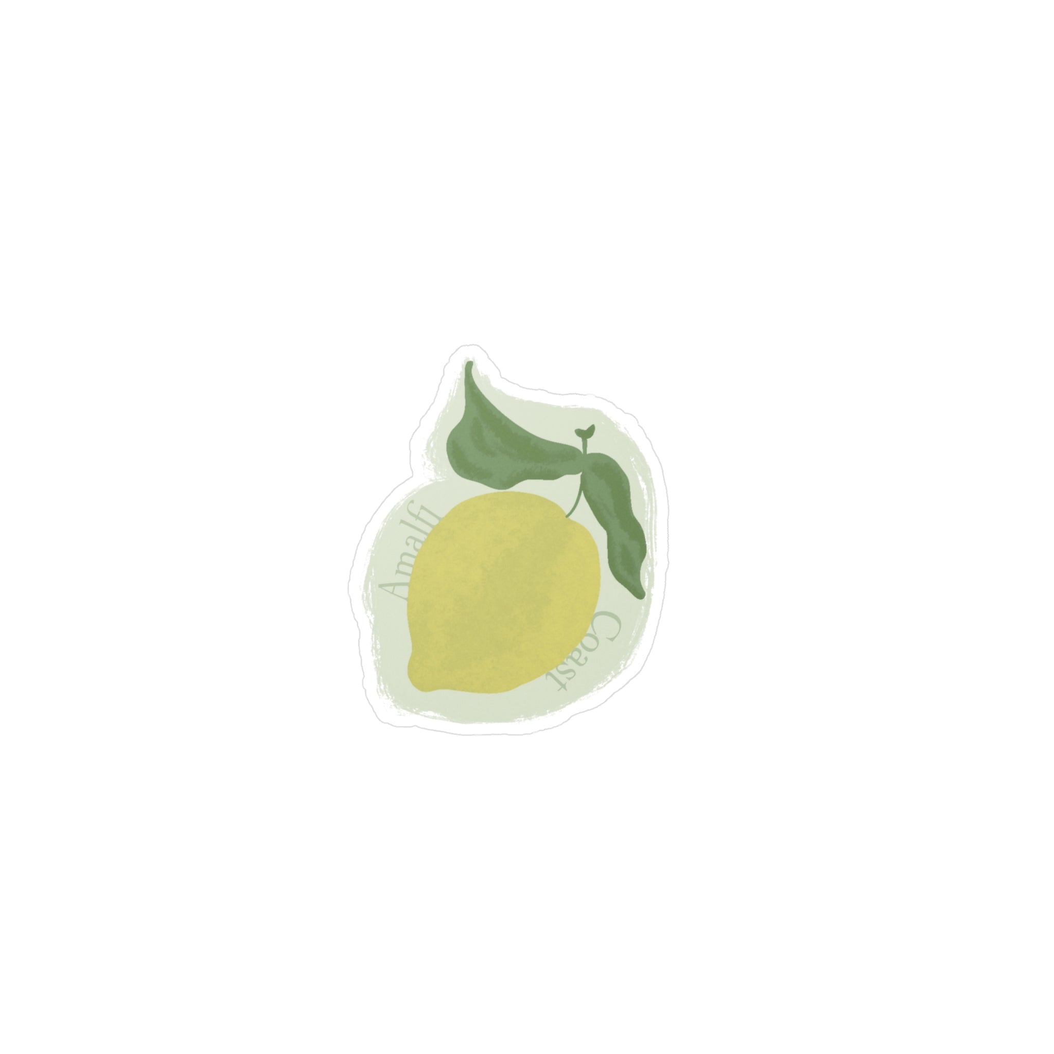 Lemon “Amalfi Coast’’ Vinyl Sticker