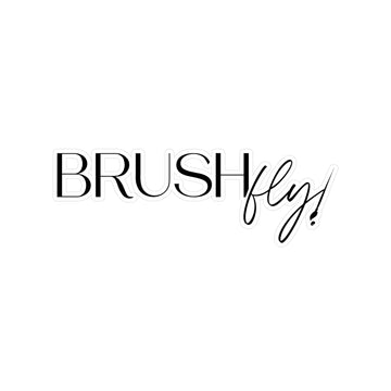 Brushfly Vinyl Sticker