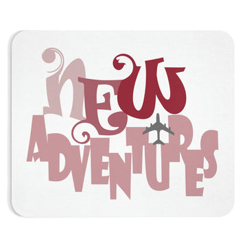 New Adventures Mouse Pad - White